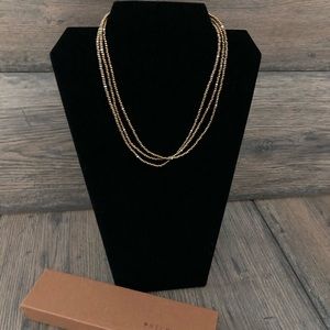 Silpada 3 Layer Bronze Metallic Necklace